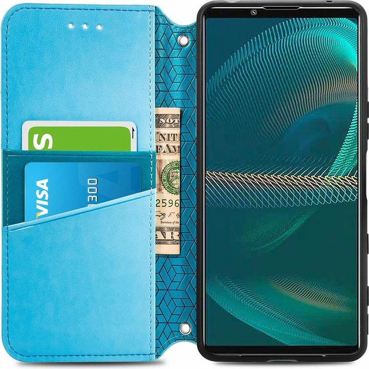 Produktbild König Design Hülle Handy Schutz für Sony Xperia 5 III Case Flip Cover Tasche Etuis Bumper (Sony Xperia 5 III)