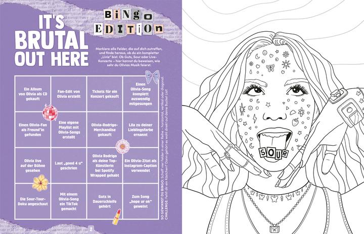 Actual product image Das Olivia Rodrigo Kreativbuch