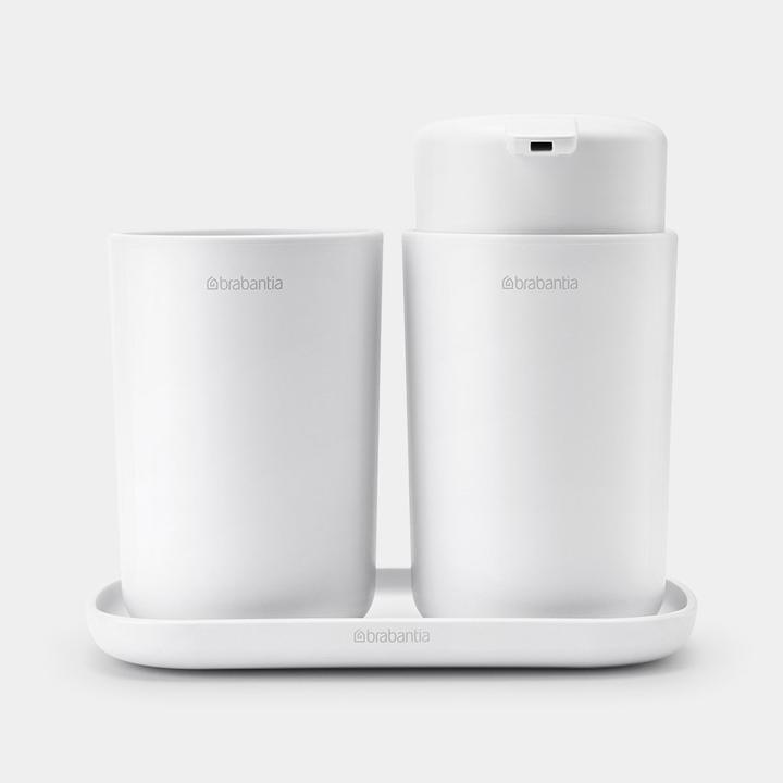Produktbild Brabantia Seifenspender-Set mit Zahnputzbecher und Schale