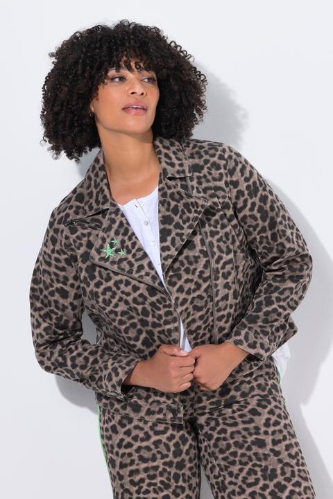 Actual product image Angel of Style Bikerjacke, Twill-Web, Leo, Metallzipper (42)