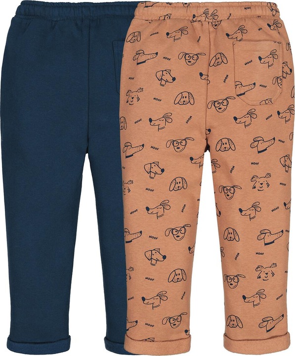 Actual product image La Redoute Collections 2-pack sweatpants with low crotch (74)