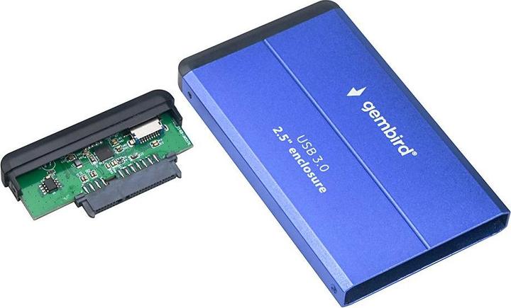Actual product image Gembird EE2-U3S-2-B Storage Drive Enclosure HDD Enclosure Blue 2.5" (2.5")