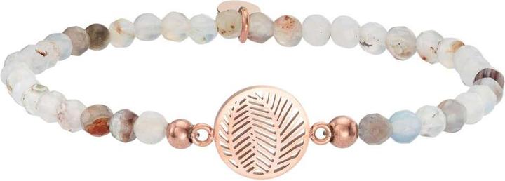 Immagine prodotto Bijouteria Bracciale (18 cm, Acciaio inossidabile, Rivestimento in PVD (colore oro), Agata)