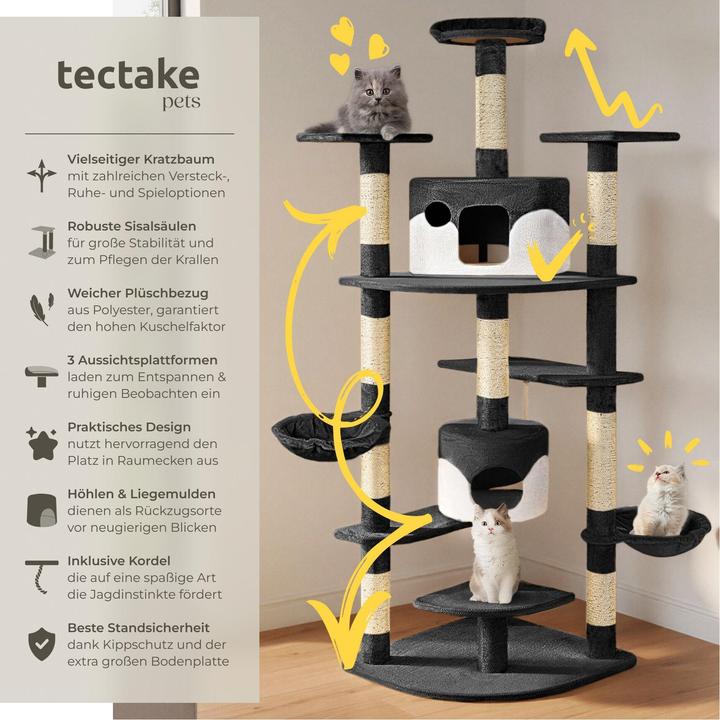 Image du produit tectake Fippi (201 cm, Blanc, Noir)