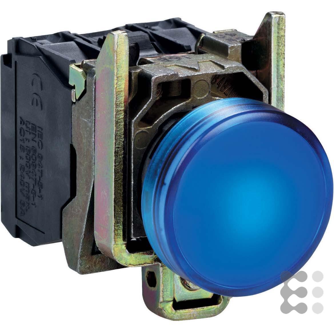 Schneider Electric, Illuminazione officina, Spia LED 24V AC/DC blu XB4BVB6