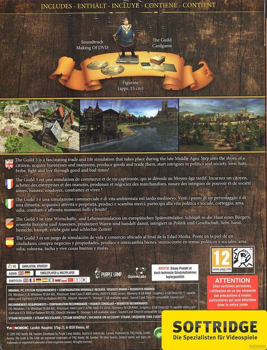 Actual product image THQ Guild 3 - Aristocratic Edition (PC, DE)