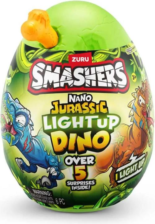 Smashers JURASSIC-NANO EGG,S1,SHRINK WRAP,TQ,8PC