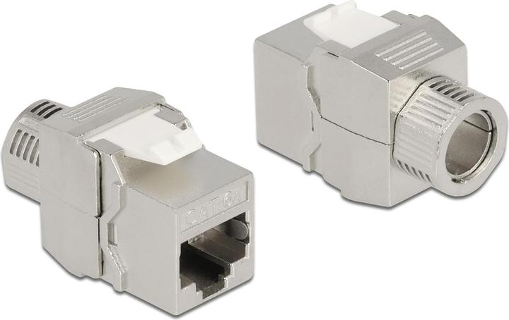 Produktbild Delock Keystone Modul RJ45 Buchse zu LSA Cat.6A werkzeugfrei geschirmt (Keystone Modul)