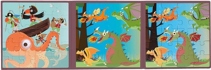 Image du produit Scratch Puzzle magnétique de voyage Dragon (20 pièces)