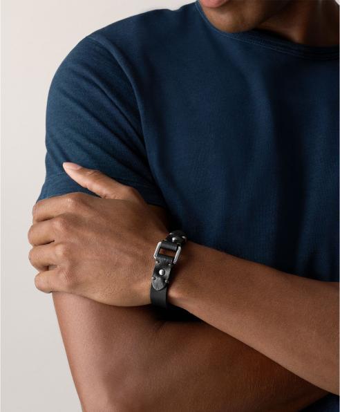 Produktbild Fossil Machine Armband (25 cm, Edelstahl, Leder)