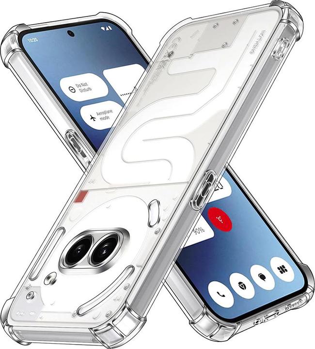 Actual product image Techsuit - Shockproof Clear Silicone - Nothing Phone (2a) / (2a) Plus - Clear (Nothing Phone (2a))