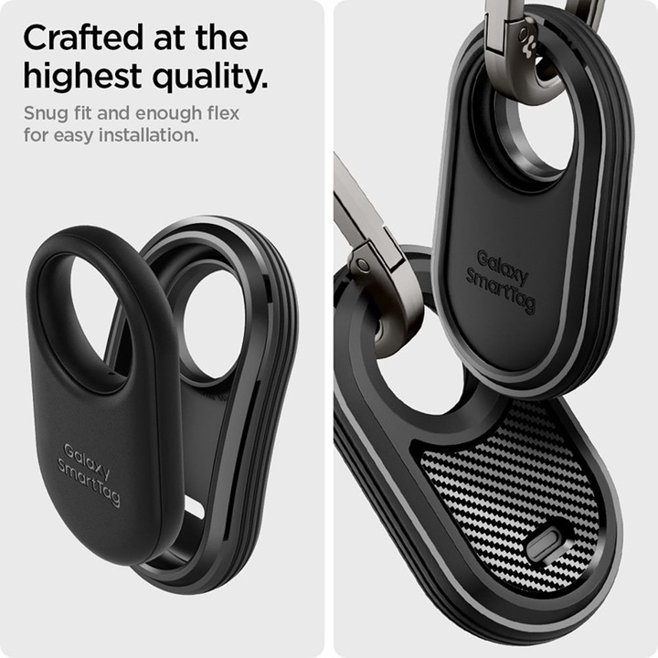 Immagine prodotto Spigen Custodia Rugged Armor per Samsung Galaxy SmartTag 2 - nero opaco (Android)