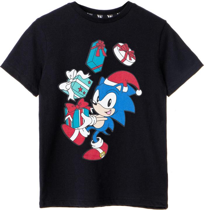Produktbild Sonic The Hedgehog TShirt Jungen weihnachtliches Design kurzärmlig (128)