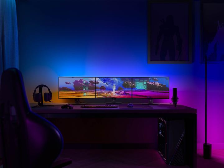 Actual product image Philips Hue Play Gradient incl. Bridge (Multicoloured, 187.50 cm, Indoor)