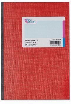 Immagine prodotto König & Ebhardt Libro indice DIN A5 quadrato 70g/m² 96 fogli (A5, Quadretti)