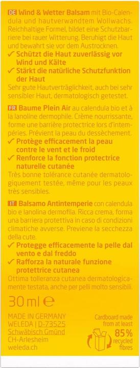 Immagine prodotto Weleda Calendula Balsamo per il vento e il tempo