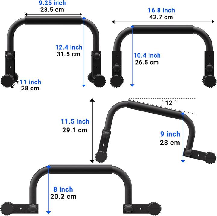Produktbild Readaeer Ergonomisches Push-Up-Barren Set