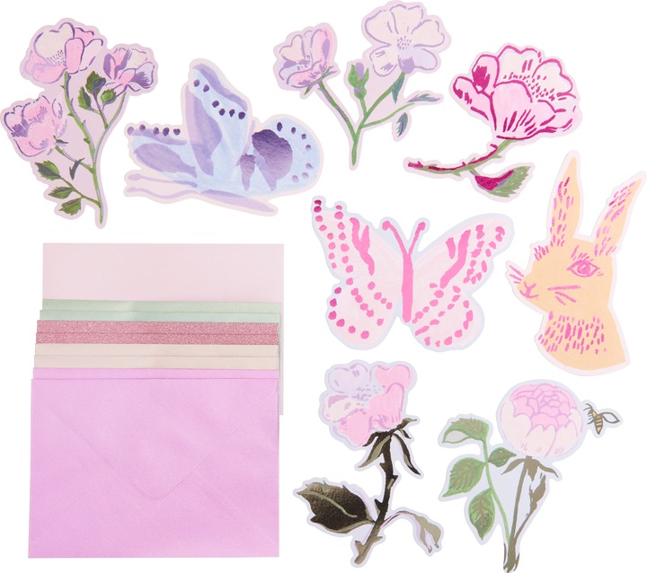 Produktbild Rico Design Kartenset "La Vie En Rose" (8 Stk.)