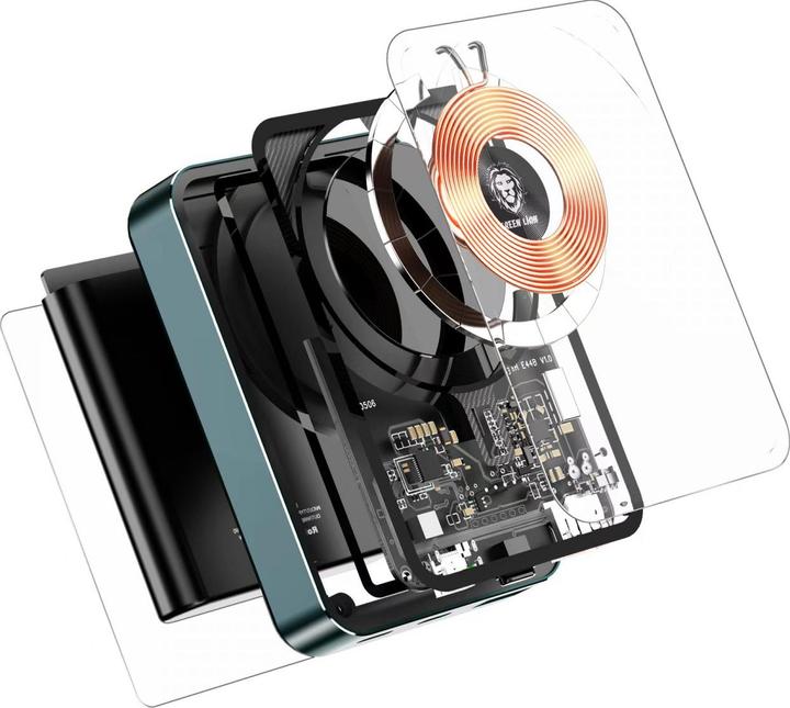 Image du produit Green Lion Transparent Magsafe Power Bank 10000mAh ( QC 22.5W + PD 20W ) 15W (10000 mAh, 15 W, 37 Wh)