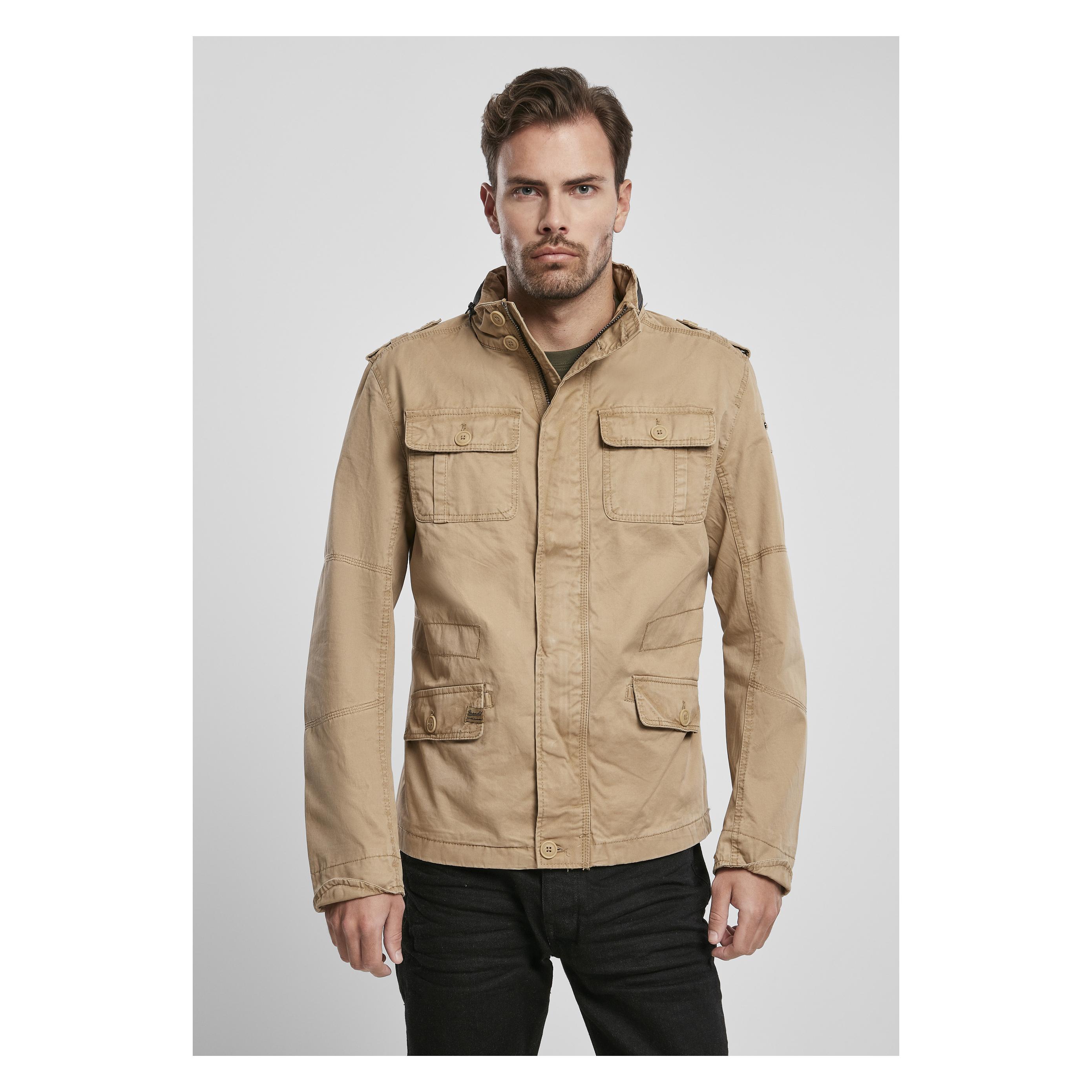 Brandit, Herren, Leichte Jacken, Britannia Jacket, Braun, (Xxl)