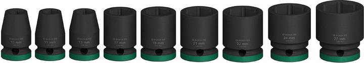 Image du produit Bosch Professional Zubehör Jeu de douilles PRO Impact, 1/2", standard, 9 pièces (19 mm, 24 mm, 22 mm, 10 mm, 21 mm, 27 mm, 17 mm, 11 mm, 13 mm)