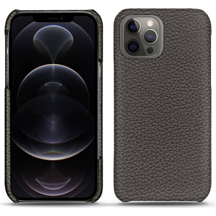 Noreve Lederschutzhülle (Apple iPhone 12 Pro), Smartphone Hülle, Grau
