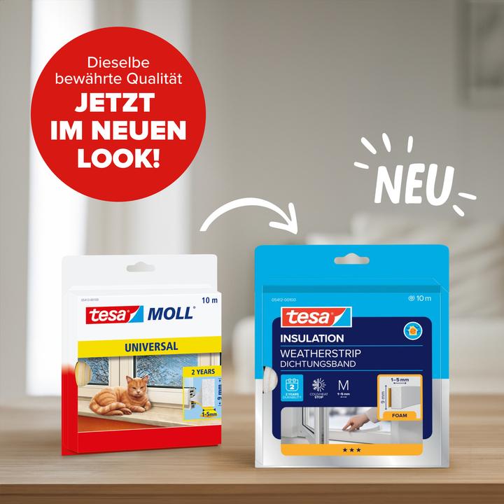 Produktbild tesa tesamoll UNIVERSAL Schaumstoffdichtung, selbstklebend, zum Isolieren