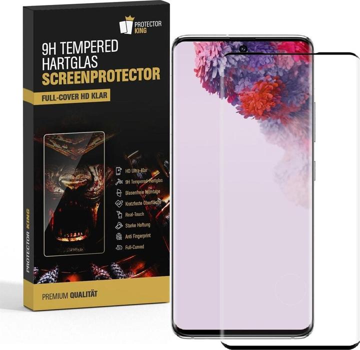 Actual product image Protectorking 6x real tempered 9H armoured glass 3D CLEAR (6 pcs., Samsung Galaxy S20 Ultra)