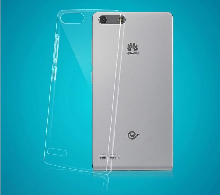 Produktbild König Design Ultra Dünn Schutzhülle Handytasche Etuis TPU für Handy Huawei Ascend G6 Transparent Klar (Huawei Ascend G6)