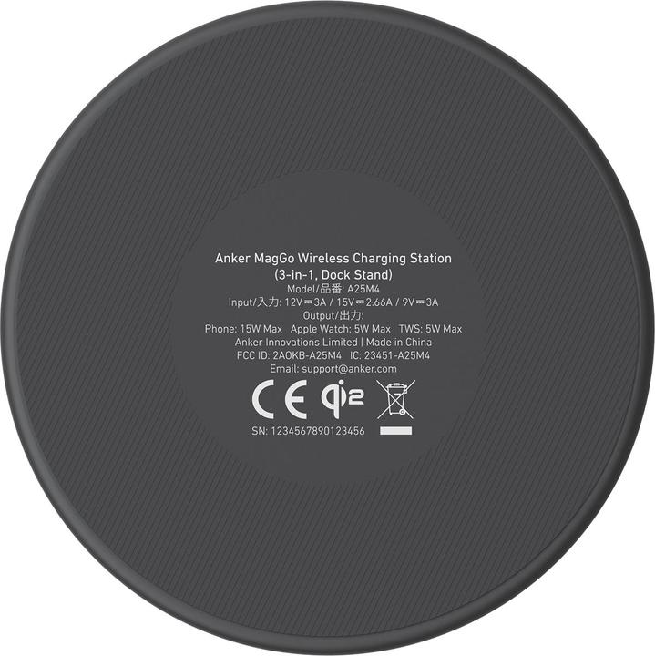 Actual product image Anker MagGo 3-in-1 Charging Station (15 W)