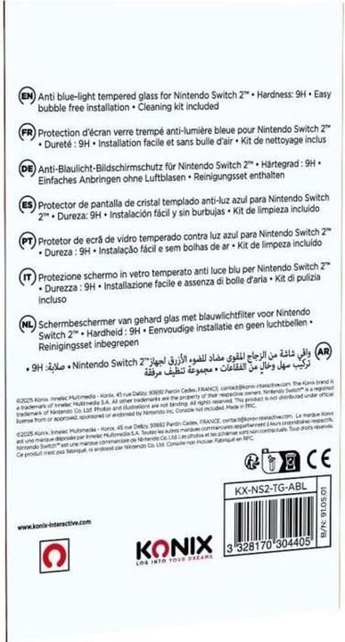 Produktbild Konix Tempered Glass Anti Blue