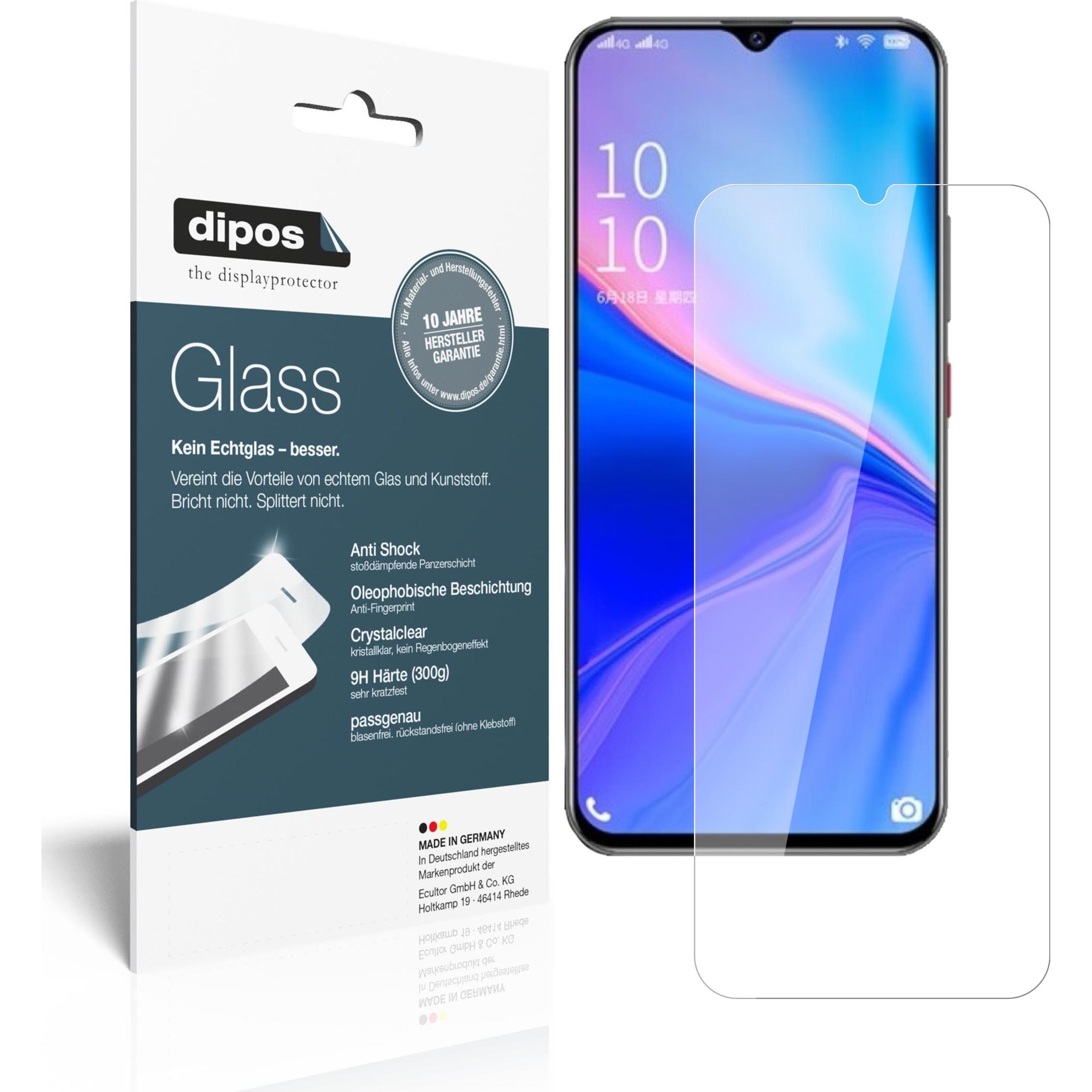 Dipos Displayschutz Anti-Shock (2 Stück, Coolpad Cool10), Smartphone Schutzfolie, Transparent