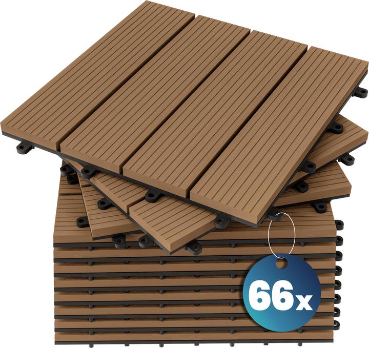 Immagine prodotto Casaria WPC Fliesen (66 x, 30 x 30 cm)