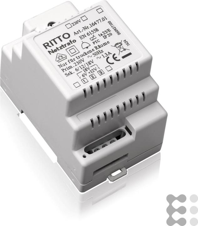 Actual product image Schneider Electric RITTO MAINS TRANSFORMER 61218VAC 13A