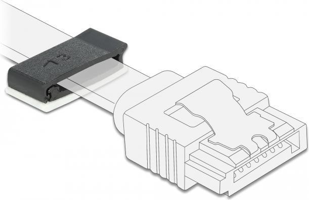 Produktbild Delock Kabelhalter Schwarz (Packung mit 10)