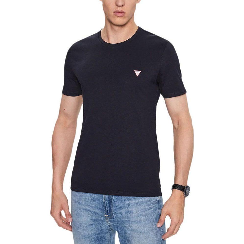 Guess, Herren, Shirt, T-Shirt, Blau, (XL)