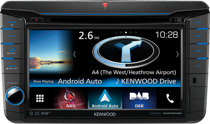 Produktbild Kenwood Corp. DNX516DABS ohne DAB-Antenne (Apple Carplay, Android Auto)