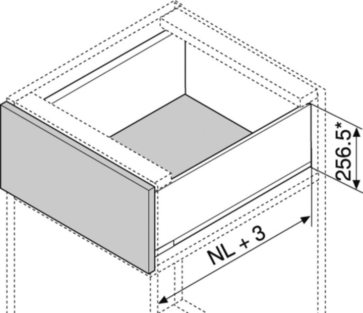 Immagine prodotto Blum Kit di spondine LEGRABOX pure F