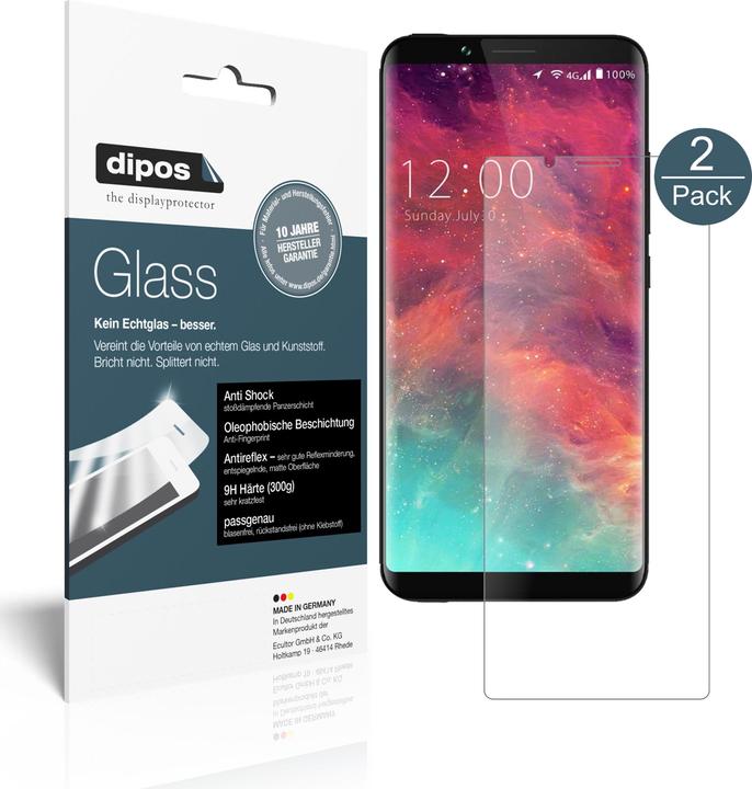 Immagine prodotto Dipos Pellicola Protettiva Anti-Shock (2 Pezzo/i, Umidigi S2 Pro)