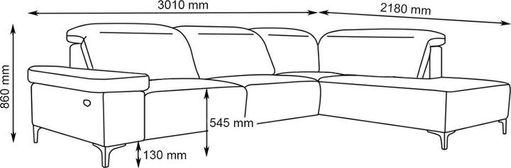 Produktbild VitaliSpa James (Ecksofa)