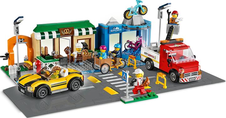 Image du produit LEGO City Rue commerçante avec magasins 60306 (60306, LEGO City)