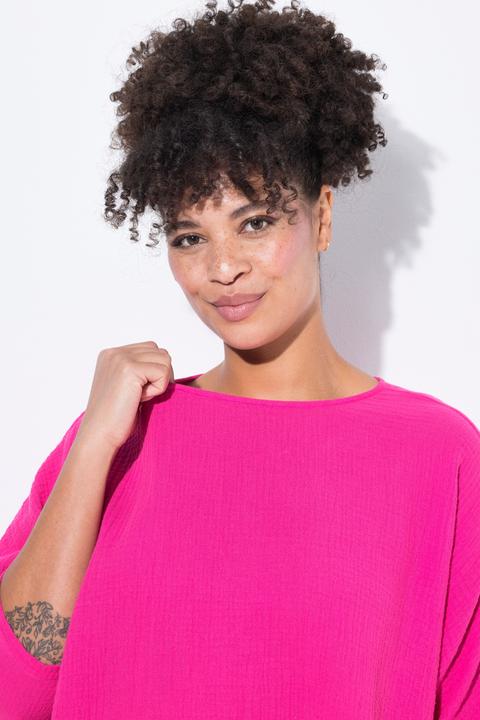 Actual product image Miamoda Bluse, oversized, Musselin, 3/4-Ärmel (46, 48)