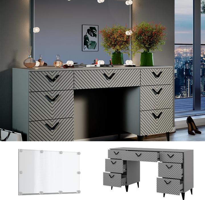 Image du produit Vicco Anett avec éclairage LED (150 x 45 x 78.10 cm)