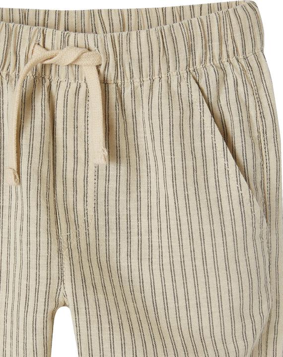 Image du produit Vertbaudet Pantalon large garçon à rayures, mélange de lin (110)