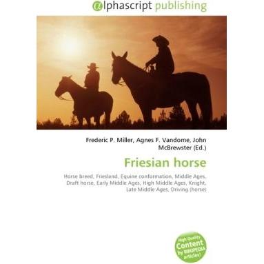 Thumbnail - Friesian horse, Fachbücher von Agnes F. Vandome, Frederic P. Miller, John McBrewster