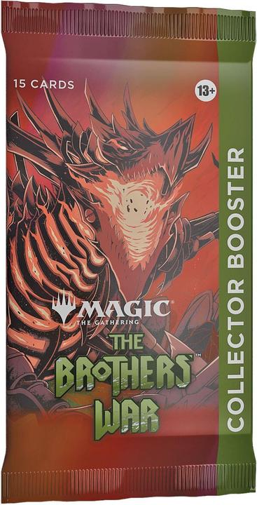 Actual product image Magic the Gathering Bruderkrieg - Collector Booster - Englisch (English, Booster Pack)