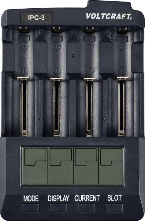 Image du produit Voltcraft Chargeur de piles rondes IPC-3 (1 pcs, 14500, 18650, AA, CR123A, Chargeurs sans batterie)