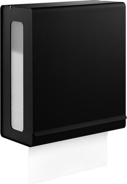 Blomus Papiertuchspender Nexio, Kosmetiktuchspender, Edelstahl, Black, 66312