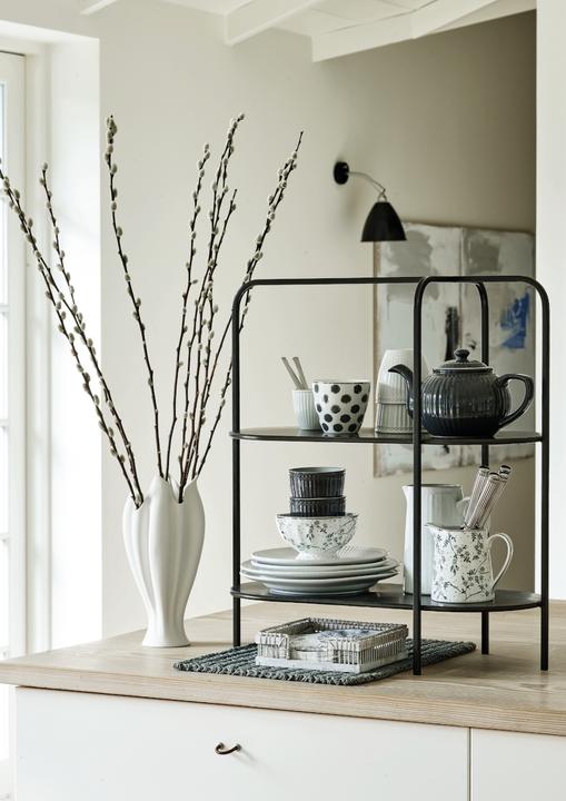 Produktbild Greengate Alice Pastateller stone grey 23 cm (1x)