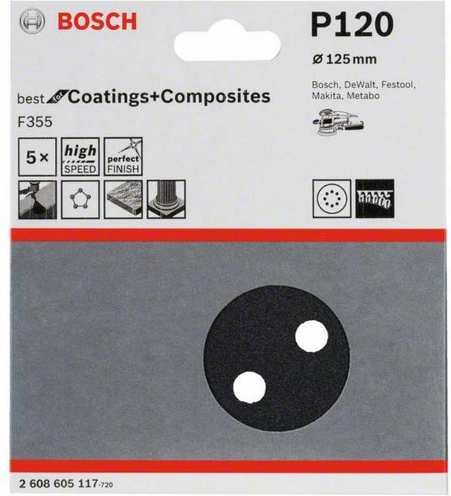 Productafbeelding Bosch Professional Zubehör PRO F355 (120)